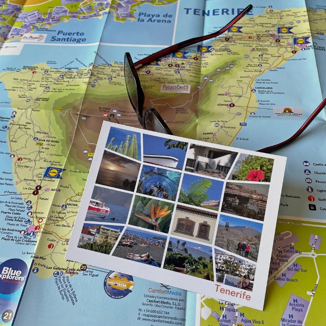 Postal Imagen múltiple de Tenerife (Subido por el creador)
