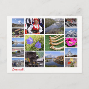 Postal Imagen múltiple de Zermatt