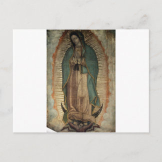 Postal Imagen original de nuestra Señora de Guadalupe