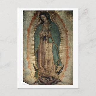 Postal Imagen original de nuestra Señora de Guadalupe