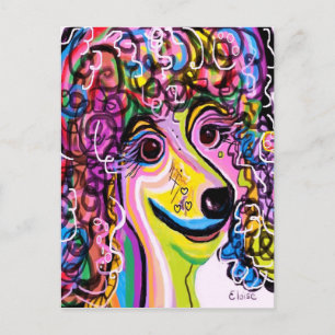 Postal Imagen Perfect Poodle