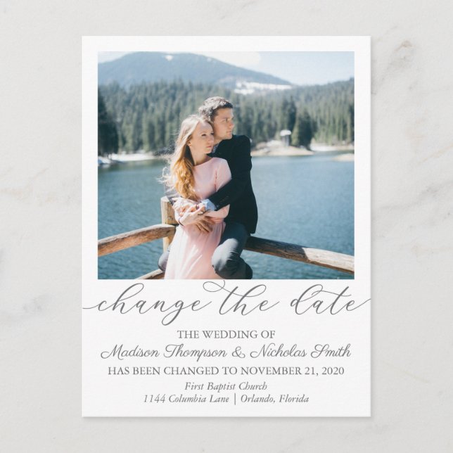 Postal Imagen Retrato Elegante Cambiar La Postcarta De Fe (Anverso)