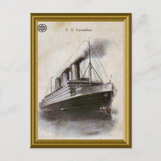 Postal Imagen vintage judía (Anverso)