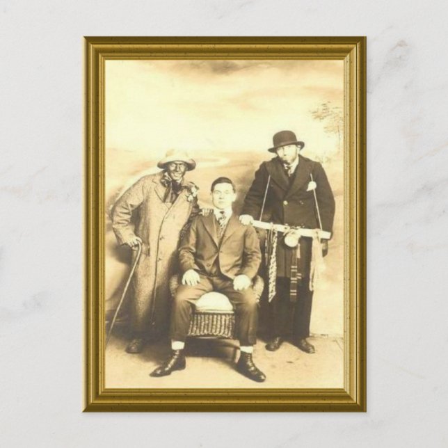 Postal Imagen vintage judía (Anverso)