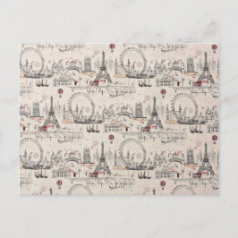 Postal Imágenes antiguas de Europa blanca y negra