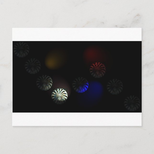 Postal Imágenes de Cristal de Colores (Anverso)