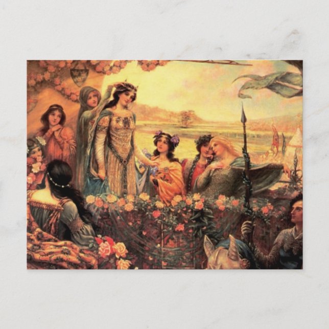 Postal Imágenes de época de Guinevere (Anverso)