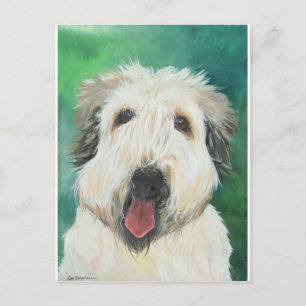 Postal Imágenes de perro de Soft Wheaton Terrier