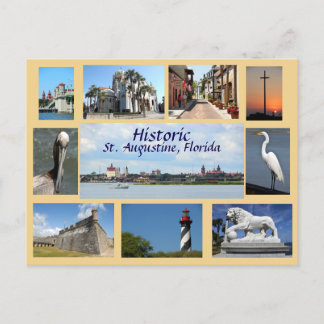 Postal Imágenes de San Agustín, Florida