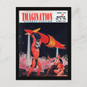 Postal Imaginación - Arte Pulp 1957-08