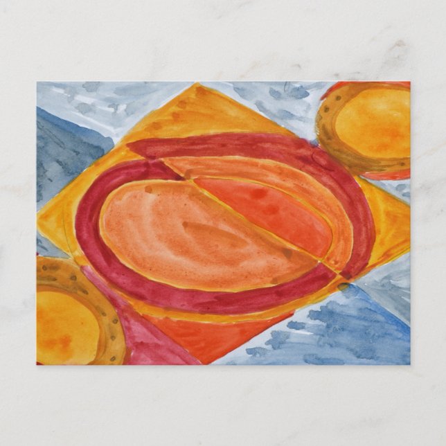 Postal Imaginar el sol en un día lluvioso (Anverso)