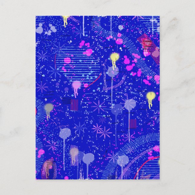 Postal Imaginen las estrellas (Anverso)