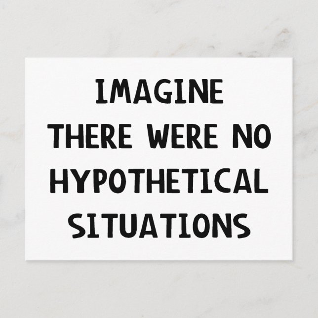 Postal Imagínese hipotético (Anverso)