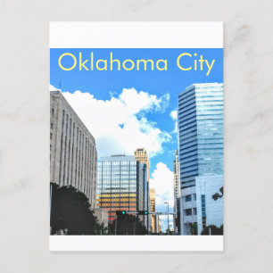 Postal imán de la ciudad de Oklahoma