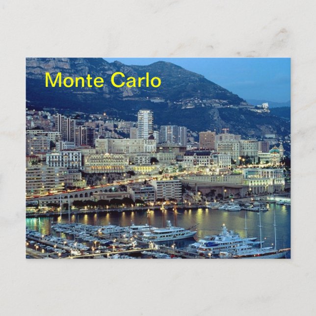 Postal imán Monte Carlo (Anverso)