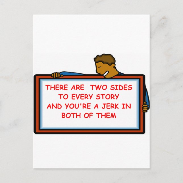 Postal imbécil (Anverso)