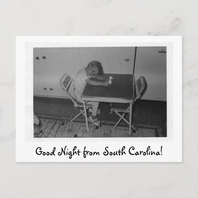 Postal img058, ¡Buenas noches desde Carolina del Sur! (Anverso)