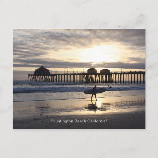 Postal IMG_5899, "Huntington Beach California" (Anverso)