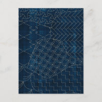 Imitación de bordado al estilo sashiko