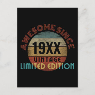 POSTAL IMPACTANTE DESDE 19XX EDICIÓN LIMITADA
