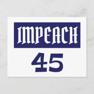 Postal Impeach 45 Anti Trump