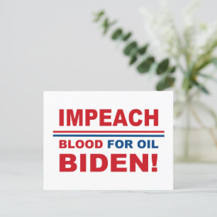 Postal Impeach Blood para aceite Biden