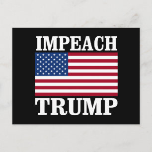 Postal Impeach Trump - Save America - Diseño antiTrump 