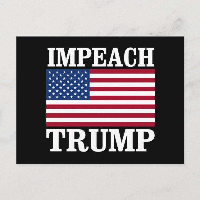 Postal Impeach Trump - Save America - Diseño antiTrump (Anverso)
