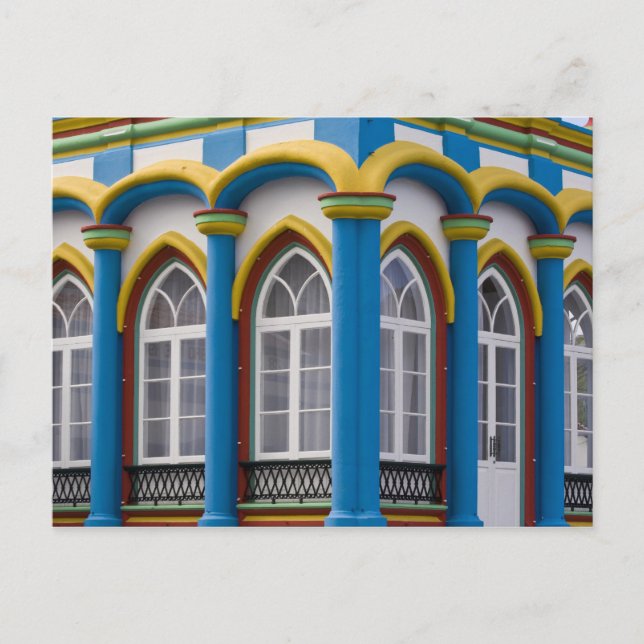 Postal Imperio DA Caridade en el Praia DA Vitoria, (Anverso)