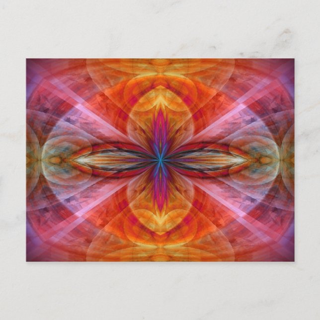 Postal Imperio de la flor solar (Anverso)