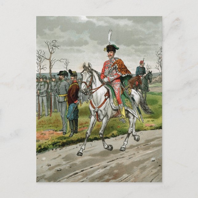 Postal Imperio húngaro austro militar (Anverso)