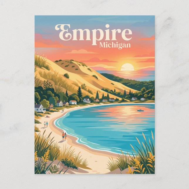 Postal Imperio, Míchigan (Anverso)