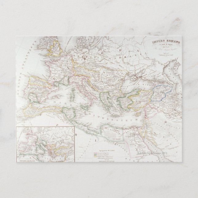 Postal Imperio romano (Anverso)