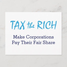 Postal Imponer impuestos a los ricos