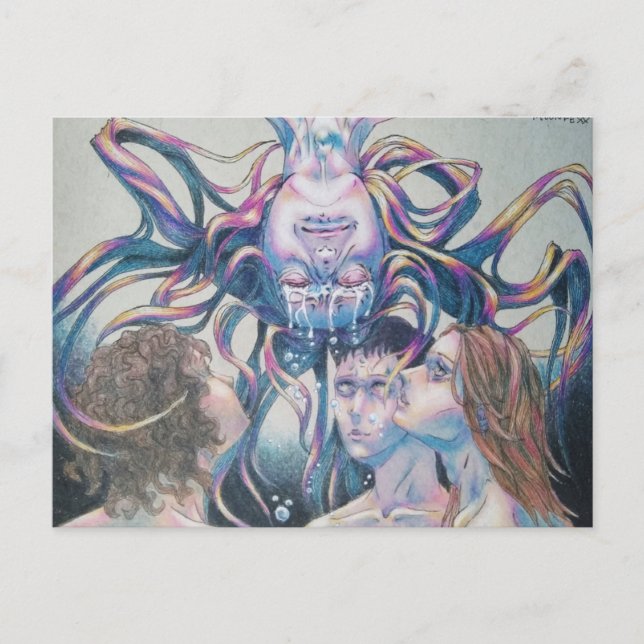 Postal Importante Art Series 3 de 11 Postcard Size (Anverso)