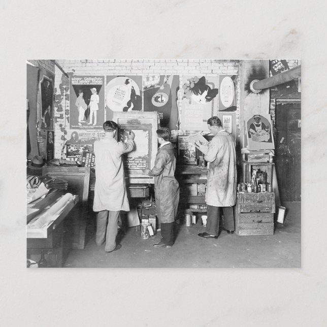 Postal Imprenta, 1921 (Anverso)