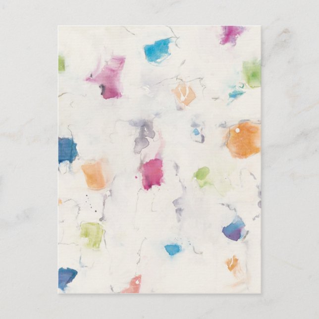 Postal Impresión abstracta de Glitterati I | Mike Schick (Anverso)