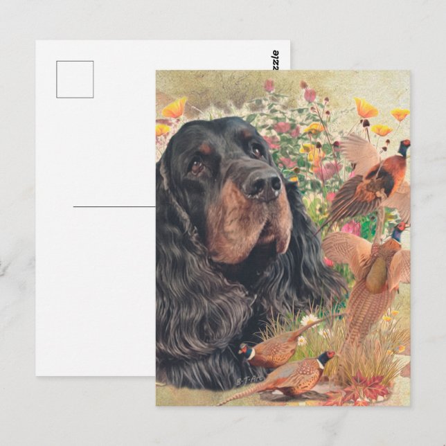 Postal Impresión acrílica del Poster de tapicería Gordon  (Anverso / Reverso)