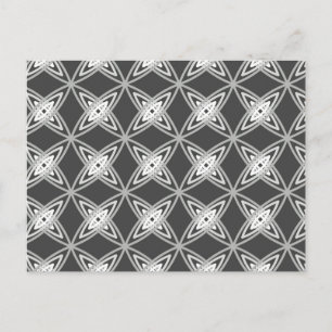 Postal Impresión atómica moderna de mediados de siglo - G