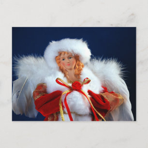 Postal Impresión de ángeles navidades encantadores