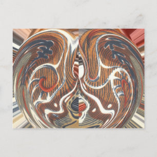 Postal Impresión de arte abstracto africano