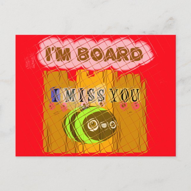 Postal Impresión de Arte de Abeja Original (Anverso)