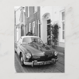 Postal Impresión de arte de autos clásicos de Karmann Ghi