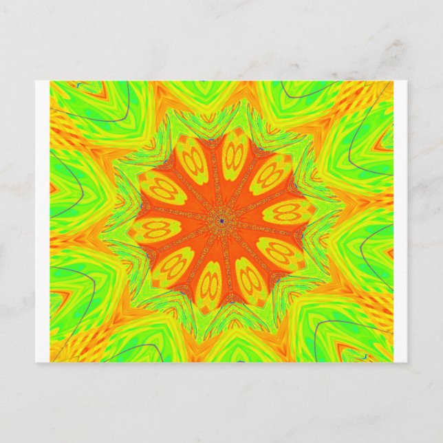 Postal Impresión de arte de estilo samba (Anverso)