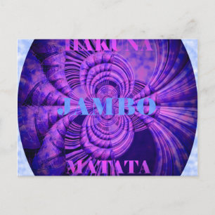 Postal Impresión de arte de Hakuna Cósmica