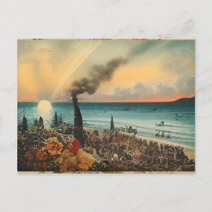 Postal Impresión de Arte de Pared de Puesta de Sol Coster