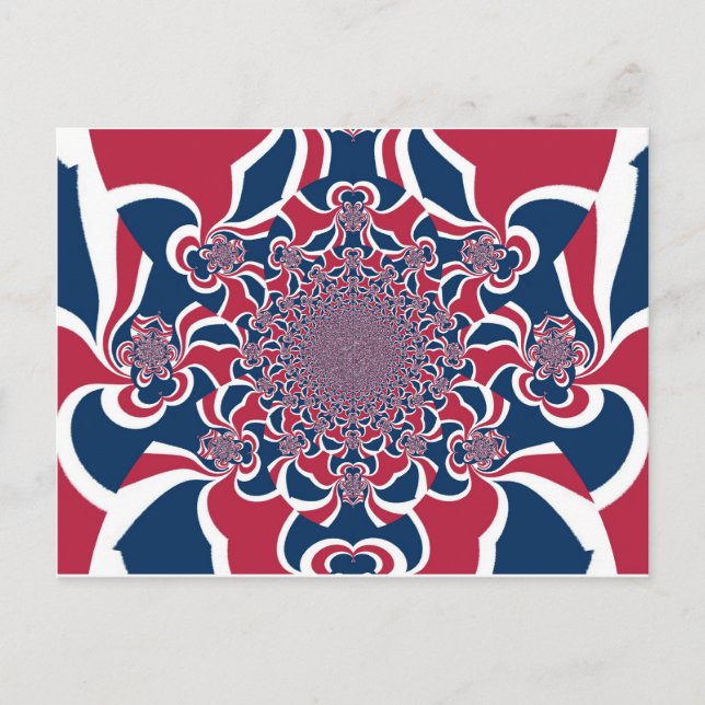 Postal Impresión de arte en Kaleidoscope (Anverso)