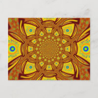 Impresión de arte en Kaleidoscope dorado
