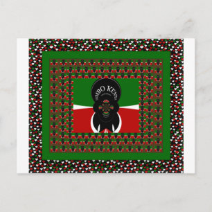 Postal Impresión de arte Jambo Kenya