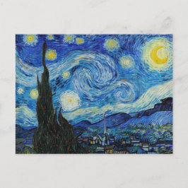 Postal Impresión de arte Starry Night Van Gogh